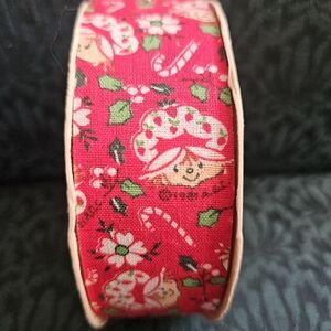 Vintage Strawberry Shortcake Holiday design ribbon